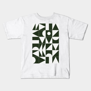 My Favorite Geometric Patterns No.15 - Deep Green Kids T-Shirt